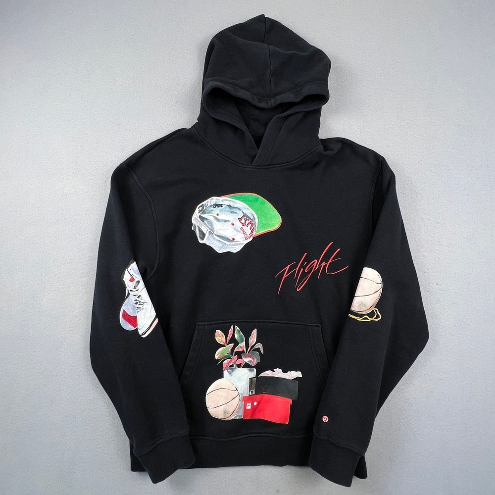 Nike Jordan Hoodie Mens Small Jacob Rochester Artist Fleece Pullover Streetwear